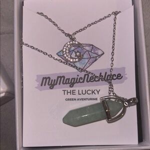 The Lucky 🍀 Green Aventurine and 🌙 pendant